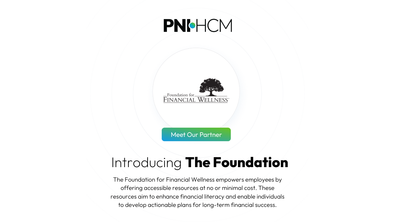 PNI•HCM Partners with Foundation for Financial Wellness