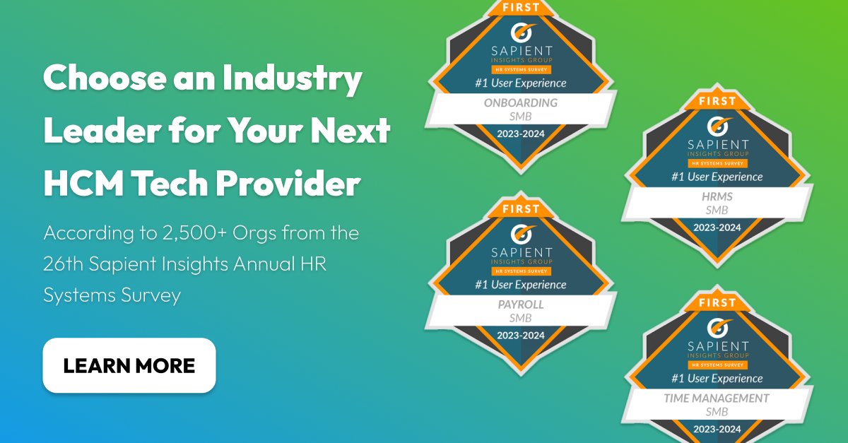 Download the 2025 Sapient Insights Report & Learn How isolved Ranks #1